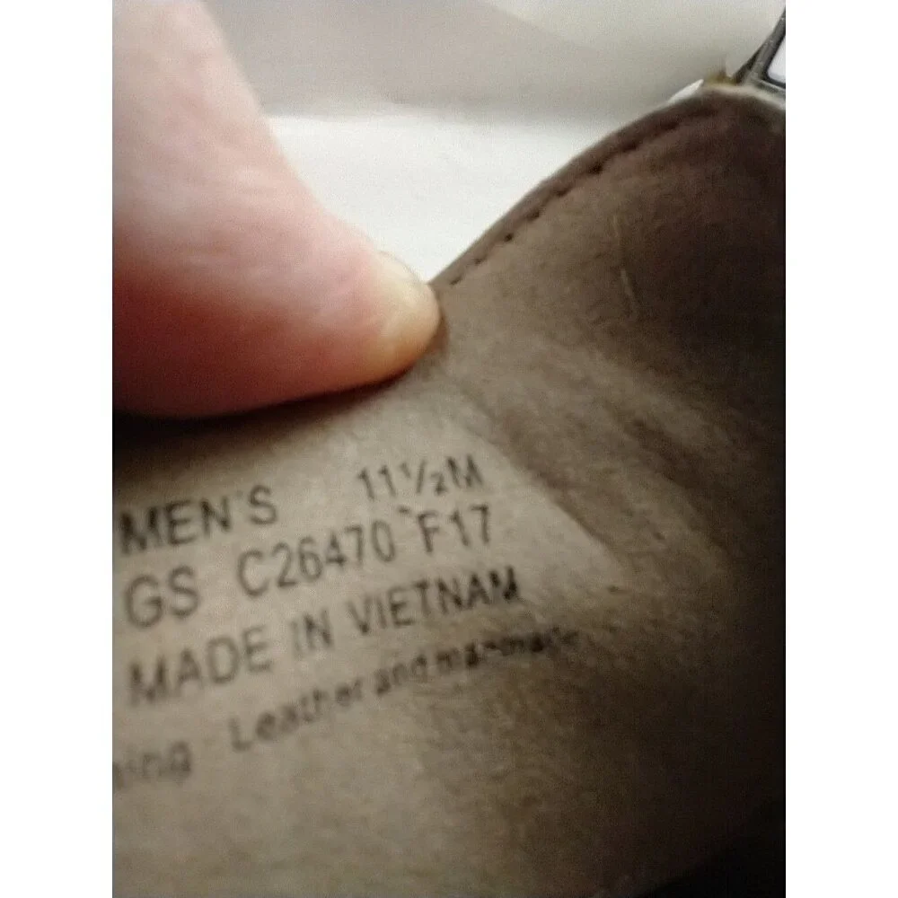 Cole‎ Haan Mens Original Grand Oxfords Shoes Black Leather Wingtip 11.5M